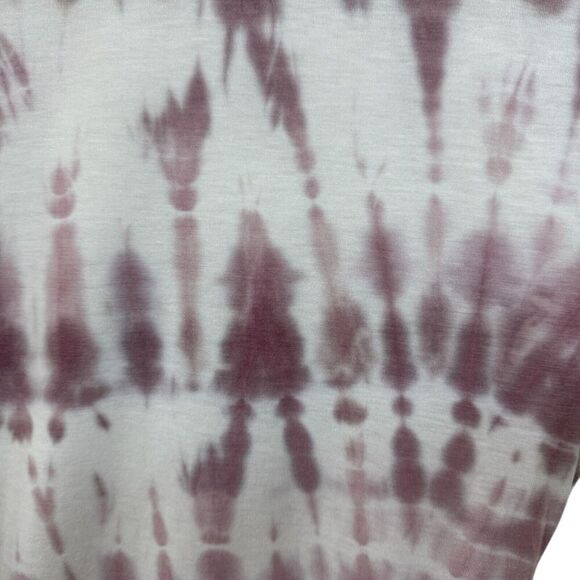 Green Tea X-Large Top Tie Die Short Sleeve Dolman Oversized Fit Pullover Womens - Picture 8 of 13